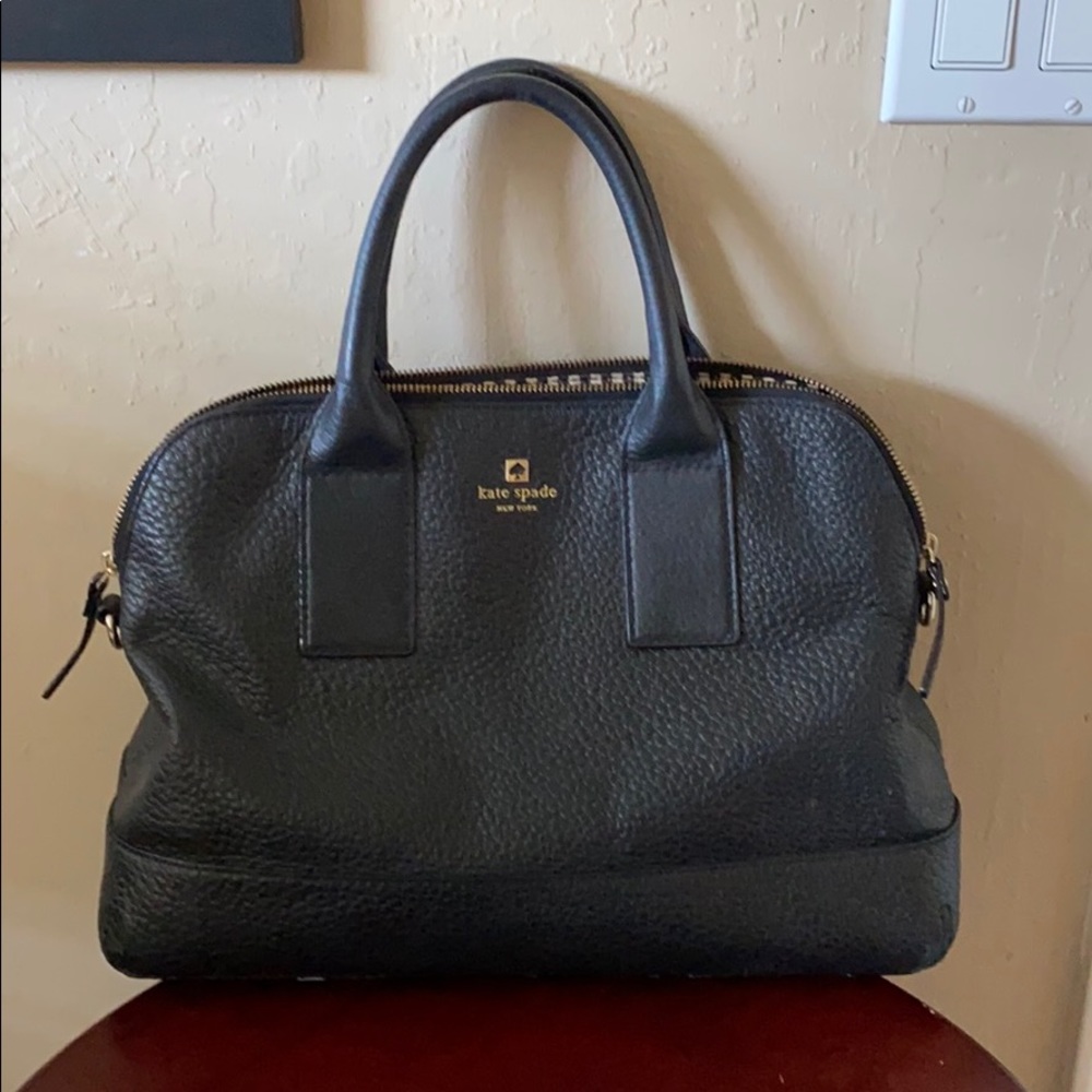 COPY - Kate Spade pebbled leather black purse